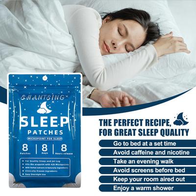 Пластыри для сна Технология доставки лекарств с помощью микроигл Способствует сну Гипнотический артефакт Успокаивающий декомпрессионный массаж Расслабляющие наклейки Бессонница