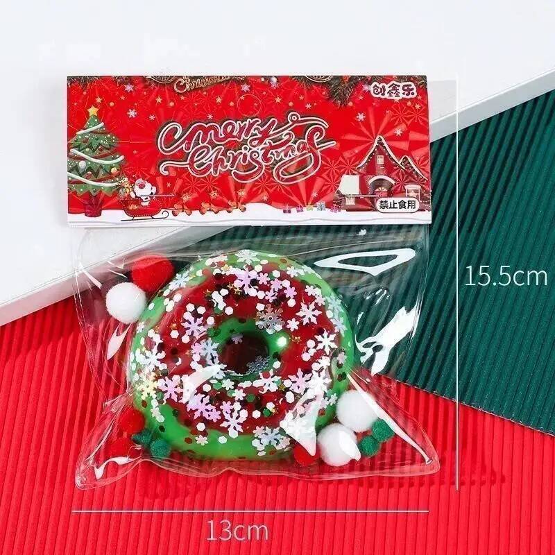 Christmas Cat Paw Squishy Fidget Toy Cute Slow Rebound Stress Relief Toy Pinch Decompression 2025 Xmas Gift Cat Claw Squeeze Toy