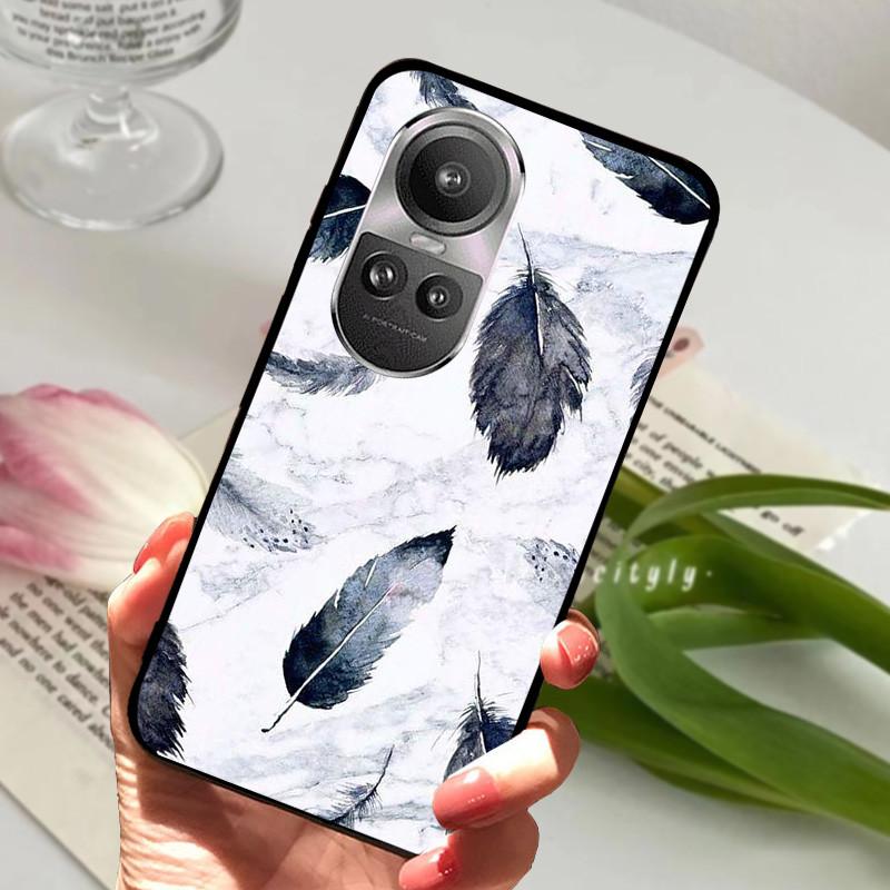 Чехол для Oppo Reno 10 5G CPH2531 Reno10 Ударопрочный Мягкий ТПУ Силиконовый Чехол для Телефона Для Oppo Reno 10 Pro 5G CPH2525 Funda Мультяшный
