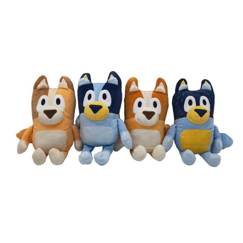 Аниме 28 см Bluey and Bingo Dog Friends, плюшевая игрушка, мягкая кукла, подарки на день рождения для детей