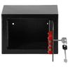 SPRINGOS® Coffre-fort Pour La Maison, Coffre-fort Durable En Acier De Haute Sécurité, Stockage De L'argent À Clé 17 X 17x 23 Cm