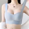 Sexy Bra Seamless Bralette Women Push Up Bras Wide Shoulder Strap Brassiere Girls Underwear Thin Cup Lingerie A B Cup
