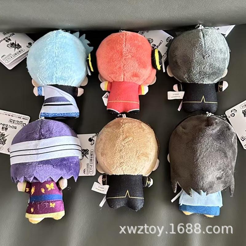 Authentic Anime Plush Characters GINTAMA Sakata Gintoki Kagura Okita Sougo Katsura Kotarou Plush Action Figure Model Toys