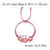 Colorful Flower Bracelet Rhinestone Egg Flower Bangle  Jewelry Gifts