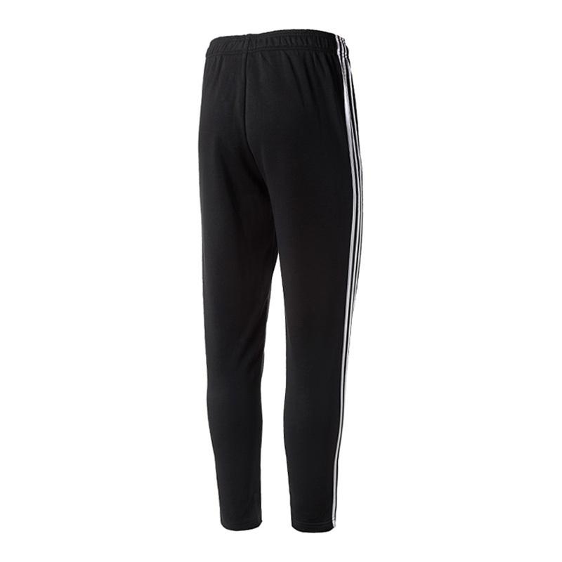 adidas Прямые спортивные брюки с вышивкой логотипа, мужские брюки, черные BK7446