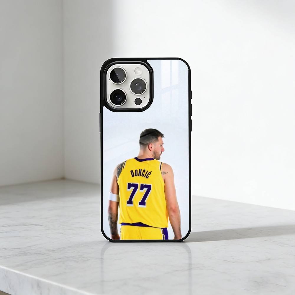 БАСКЕТБОЛ LAK L-Лука Дончич Чехол для телефона игрока Для iPhone17,16,15,14,13 Plus,Pro Max Магнитный Для Magsafe Беспроводная зарядка