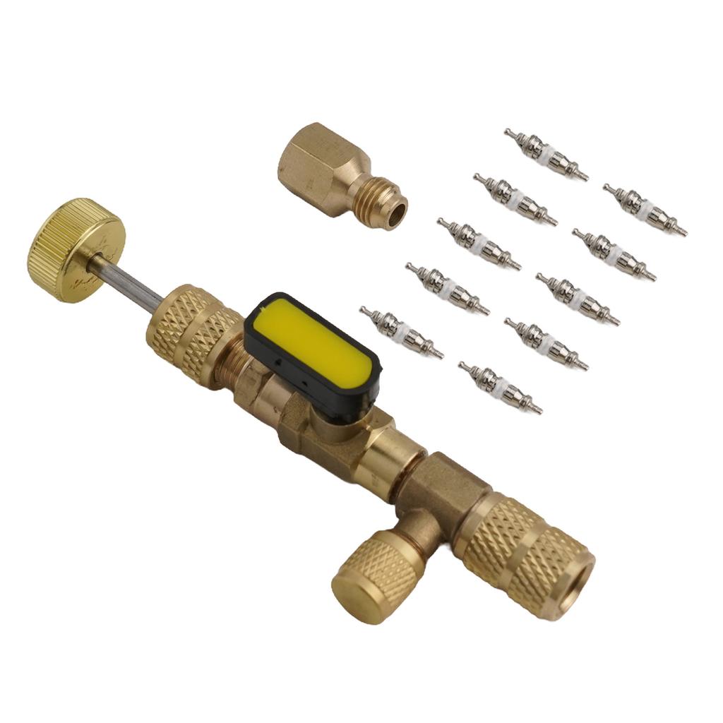 Инструменты Инструмент HVAC 7,01 X 4,53 X 1,46 дюйма Инструмент установщика Адаптер порта Инструмент для извлечения золотника клапана Для систем кондиционирования