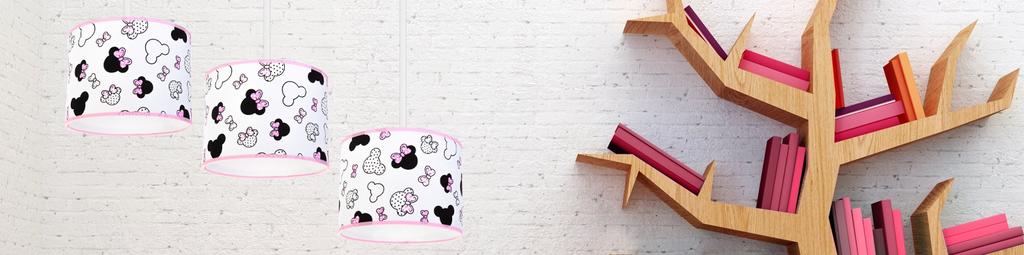 Children's loft ceiling hanging lamp with LED lampshade
