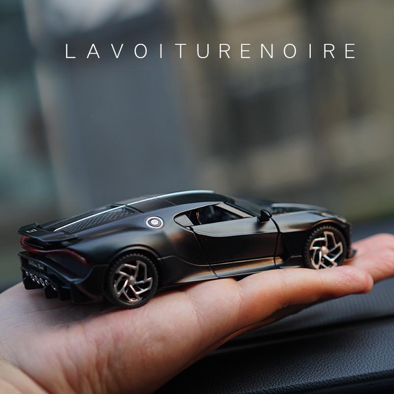 1/32 Bugatti La Voiture Noire Black Dragon Supercar игрушечные литые машины и игрушечные транспортные средства модель автомобиля игрушки для детей