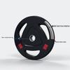 Rubber Coated Cast Iron Barbell Plate