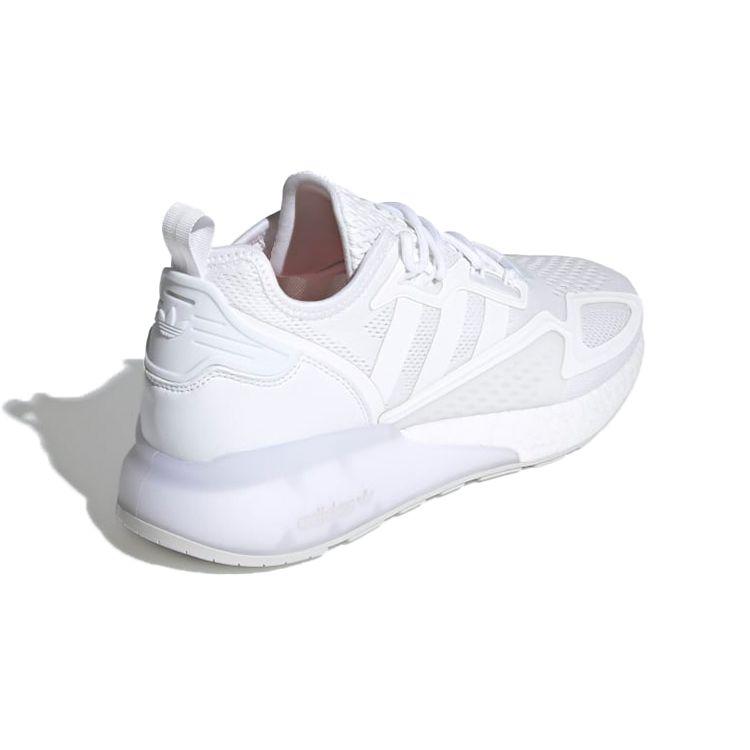 adidas Кроссовки унисекс ZX 2K Boost Triple White Cloud-White Grey-One GY2688