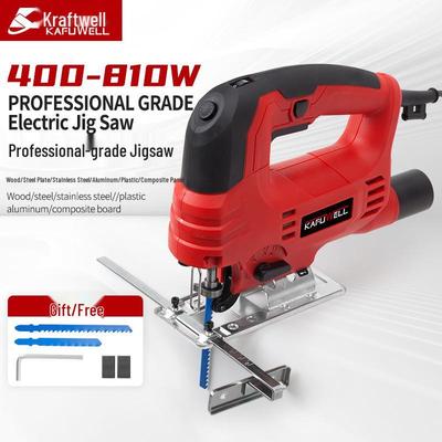 Kafwell 220-240V Многофункциональная ручная электрическая пила-лобзик для деревообработки