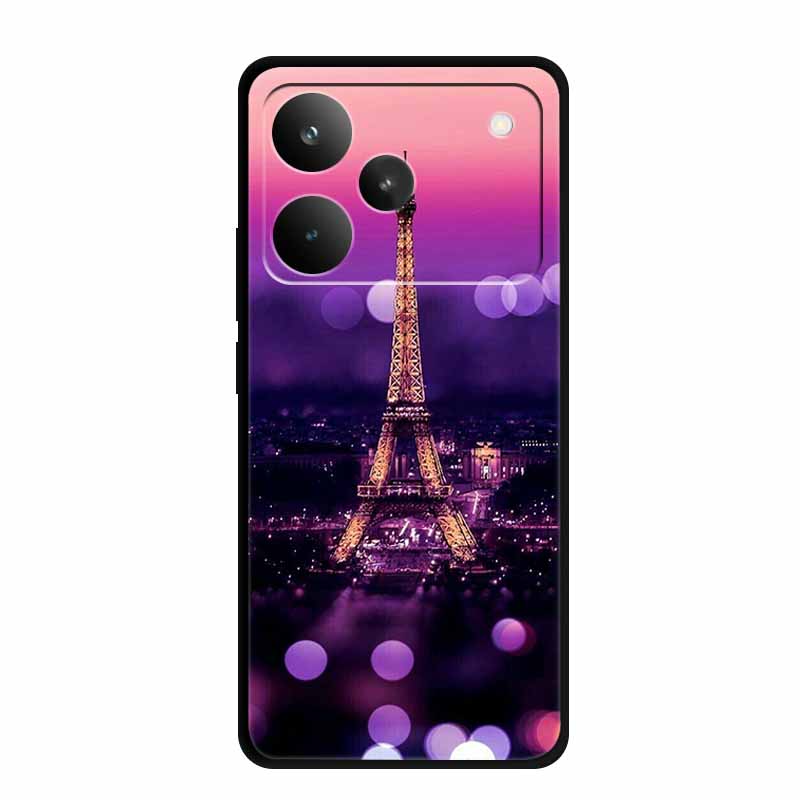 Чехол для Realme P4 Pro 5G P4Pro Мягкий ТПУ Силиконовая Задняя Крышка Для Realme P4 Pro Животные 6.8" Расписанный Волк Лев Чехол-Мешок