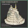The White City Rings Movie Scene MOC Building Blocks Collection Technology Bricks Creative Display Model Toys Xmas Gifts
