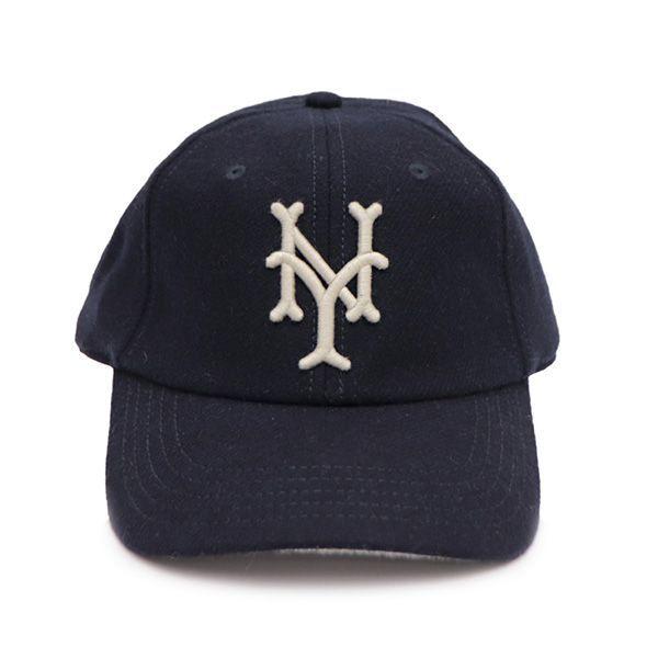 Б/у AMERICAN NEEDLE Шерстяная кепка New York Cubans Бейсболка Negro League Размер регулируемый Кепка Темно-синяя Унисекс