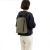 Рюкзак Root Wakpack Petit Type 2, Унисекс, Тонкий, Легкий, Водоотталкивающий, Отделение для файлов формата А4 и планшета (оливковый)