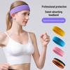 Unisex Sweat-Absorbing Running & Yoga Headband - Breathable Hair & Head Protection