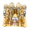 Hot  Stirling Engine Golden Color Easy Assembly Stainless Steel Stirling Engine Model for Teachin