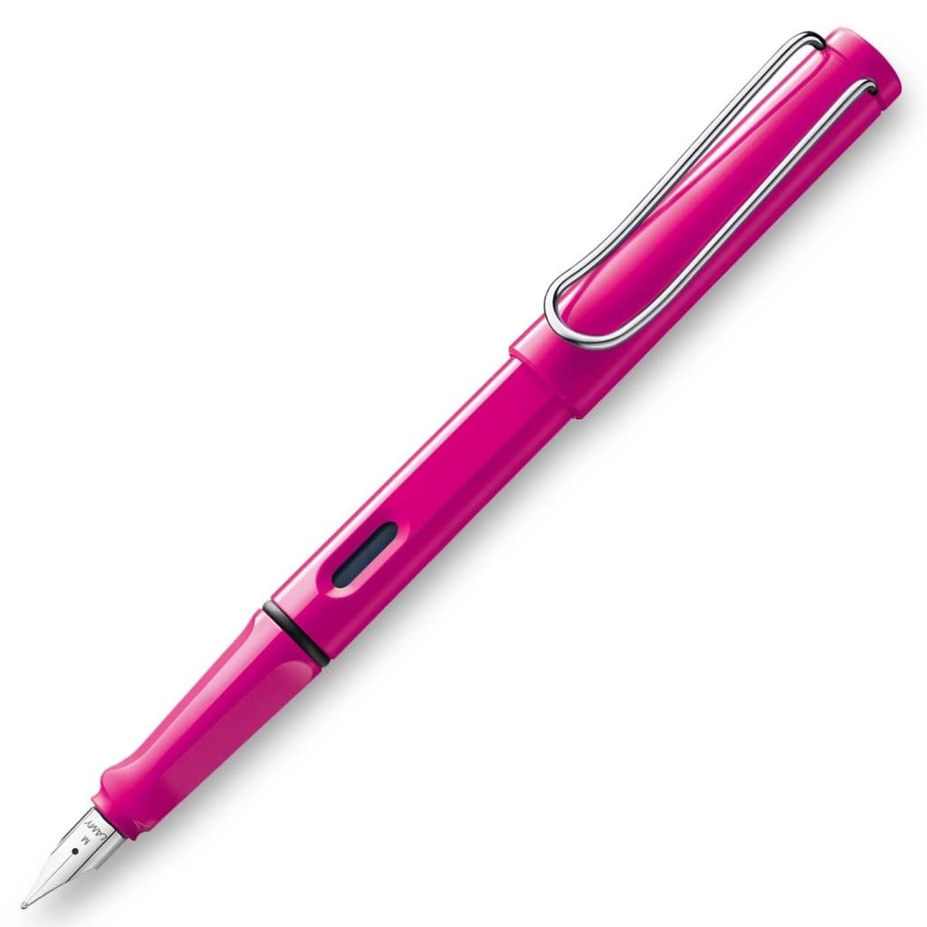 Lamy Перьевая ручка F Тонкое перо Safari Розовая Оригинальный импортный продукт L13P-F