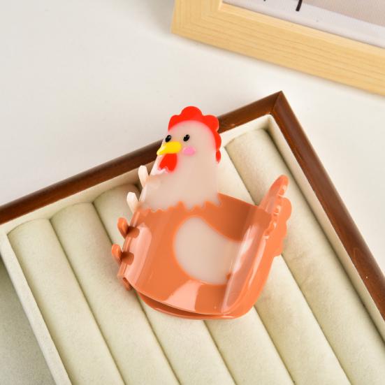 Заколка для волос животных, нескользящая, сильная фиксация, форма коровы, свиньи, цыпленка, женщины, девушки, длинные, толстые, тонкие, вьющиеся зажимы для волос, модные аксессуары для волос