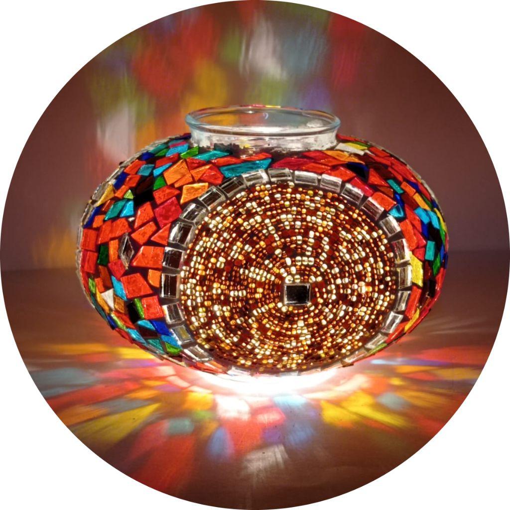 Абажур ручной работы Турецкая марокканская красочная мозаика из стекла Античная лампа Мозаичная лампа Османская аутентичная люстра Старинная лампа Ночная лампа,