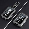 For Chery ICAR V27 2026 Key Fob Case Cover – Zinc Alloy + Leather Smart Key Protective Shell, Metal Car Keychain Pouch