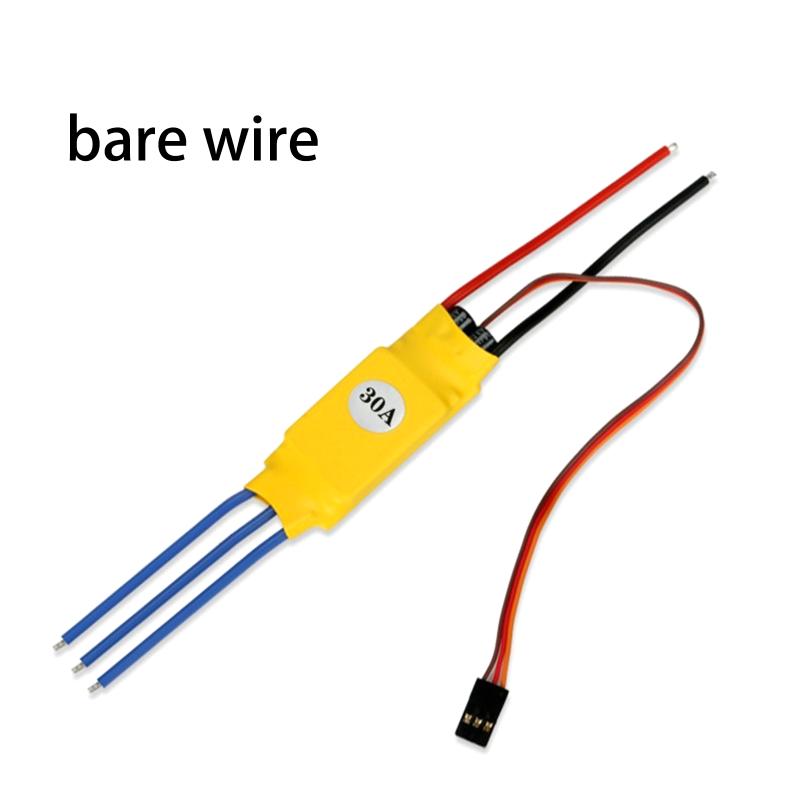 Бесколлекторный регулятор скорости ESC 15A-30A Rc Bec Esc T-Rex 450 V2 Вертолет Лодка Для Fpv F450 Мини Квадрокоптер Дрон