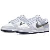 Nike Мужские кроссовки Dunk Low 3D Swoosh белые чернено-синие Volt DV6482-100