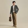 SEVEN Men's Merino Wool Business Jacquard Blazer