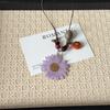 Fruit slices epoxy resin long sweater chain, dopamine style summer niche seaside decorative neck accessories