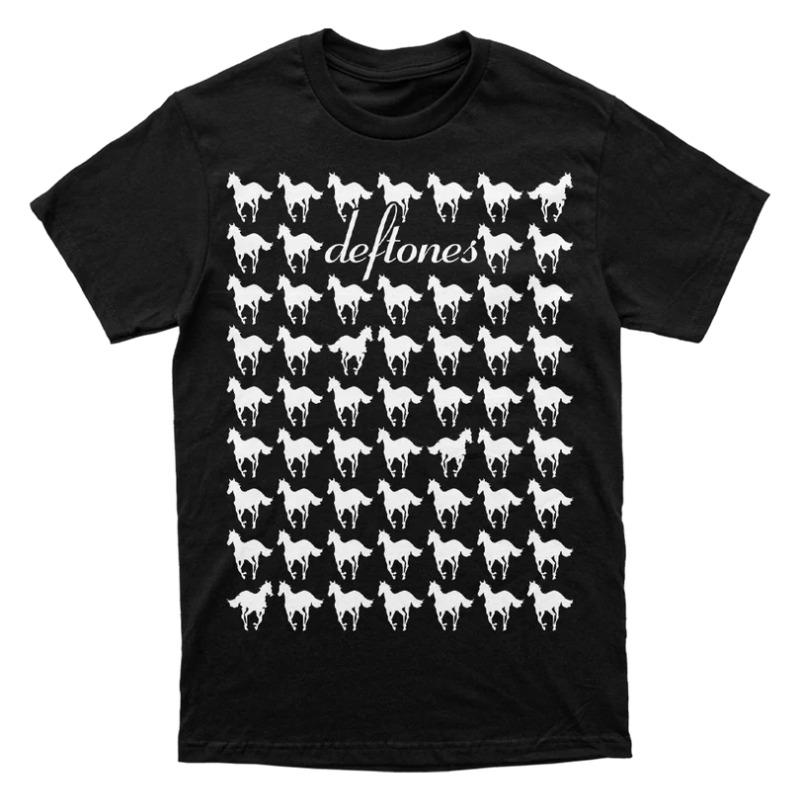 Альтернативный метал - Экспериментальный рок-бэнд Deftones - Американская ретро-повседневная хлопковая футболка с коротким рукавом