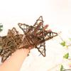 DIY Rattan Hoop Floral Wreath - Handmade Door Décor with Dried Flowers for American Country Christmas