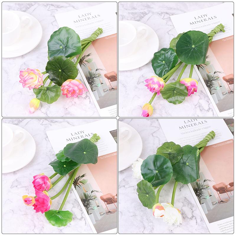Home Decoration Pond Fish Tank Swing Personal Plastic Lotus