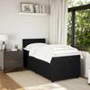 Maison Exclusive - Sommier à lattes de lit avec matelas Noir 100x200 cm Velours