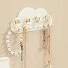 1/3 Pcs Cloud-Shaped Plastic Hooks - Multi-Purpose Organizer for Jewelry & Keys, Decorative Storage for Bathroom & Living Room