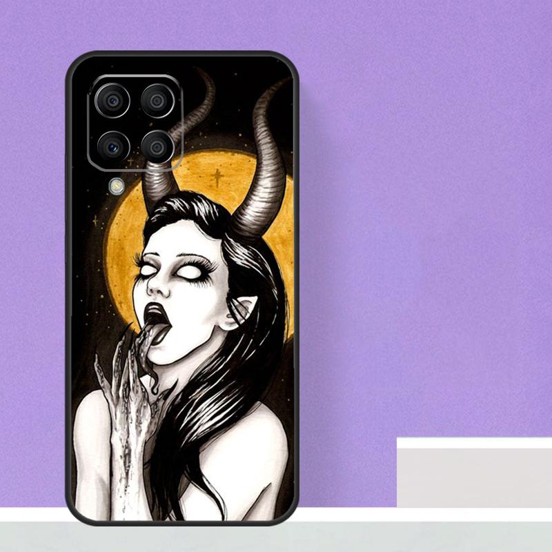Дьяволица для Samsung Galaxy M13 M33 M53 M12 M32 M52 M14 M34 M54 M20 M51 M21 M30s M31s M15 M55 чехол
