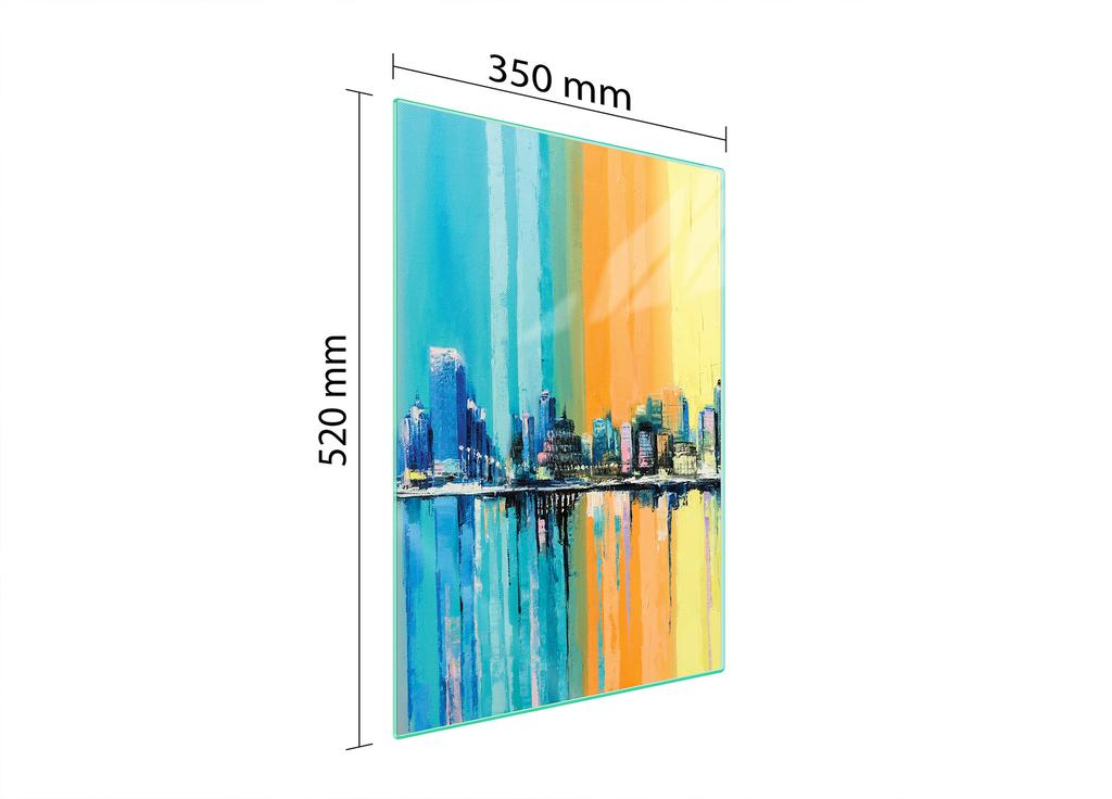 GLASS CUTTING BOARD 35x52 City