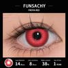 FUNSACHY Cosplay Black White Contact Lenses for Eyes 1Pair Colored Anime Lens Eye Makeup Pupil Halloween Women Men's Accessories