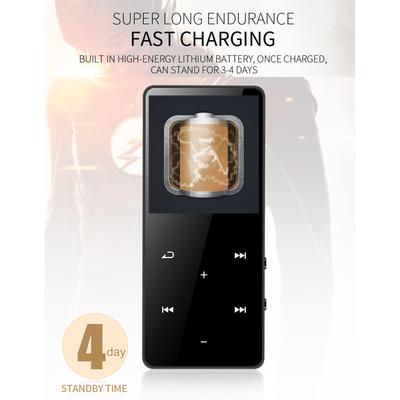 MP3-плеер с Bluetooth, портативный 1,8-дюймовый цветной экран, цифровой аудиоплеер, встроенный динамик HighClear