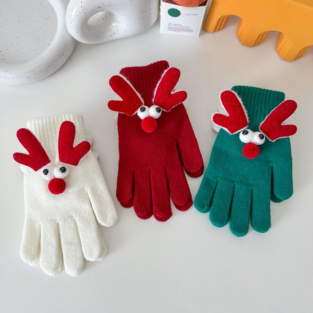 Knitted Christmas Gloves Warm Touch Screen Gloves Hot Sale Driving Mittens Gift