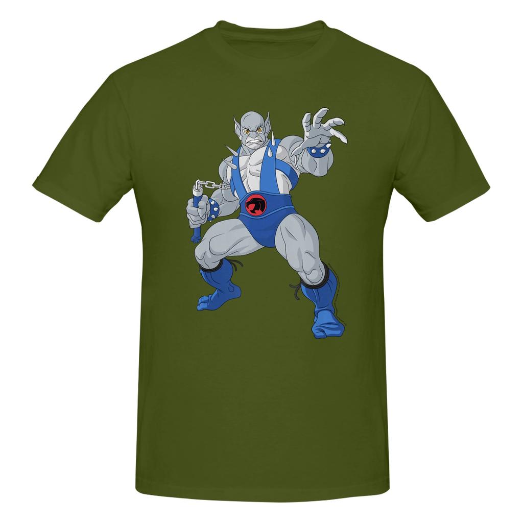 Piece Panthro Funny Cotton TShirt ThunderCats s Vintage Cartoon Tees Tops For Unisex