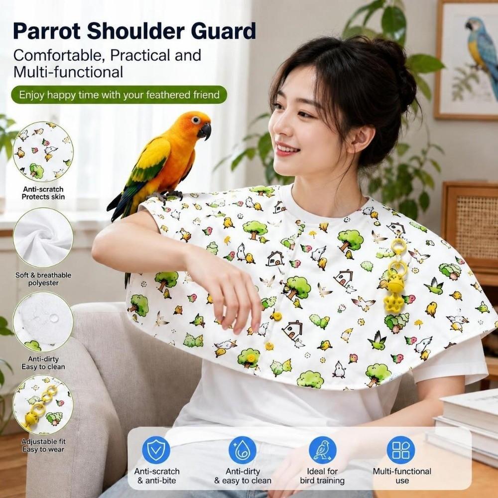 Convenient Parrot Shoulder Guard Washable Parrot Shoulder Cape Parrot Diaper Wrap Training