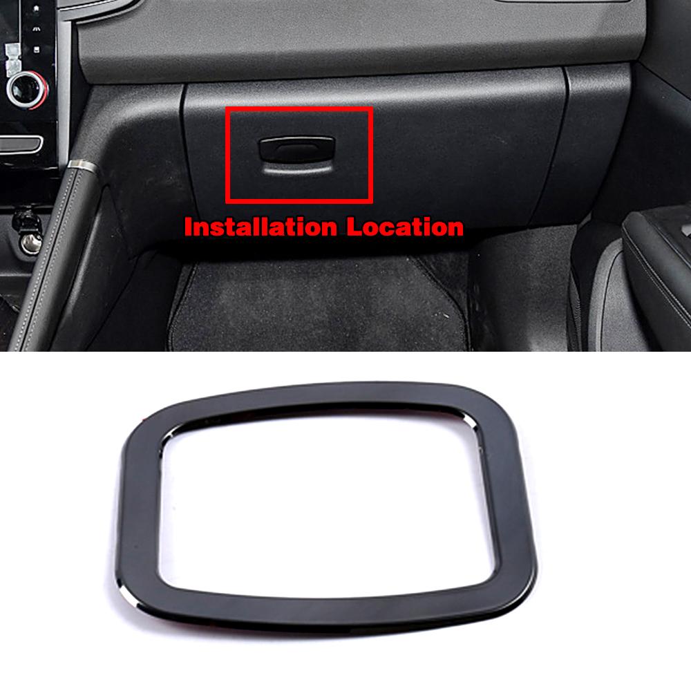 Для Renault Koleos 2017-украшение салона автомобиля, защитная рамка из нержавеющей стали, накладка черного цвета для Samsung