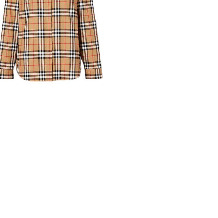 Burberry Рубашка Женская Классический Стиль Желтая 8014010