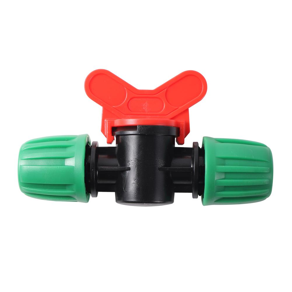 16mm PE Pipe Locked Connector Lock Nuts Garden Water Coupling 1/2'' Pipe 4/7mm Hose Fittings Garden Agriculture Irrigation Joint