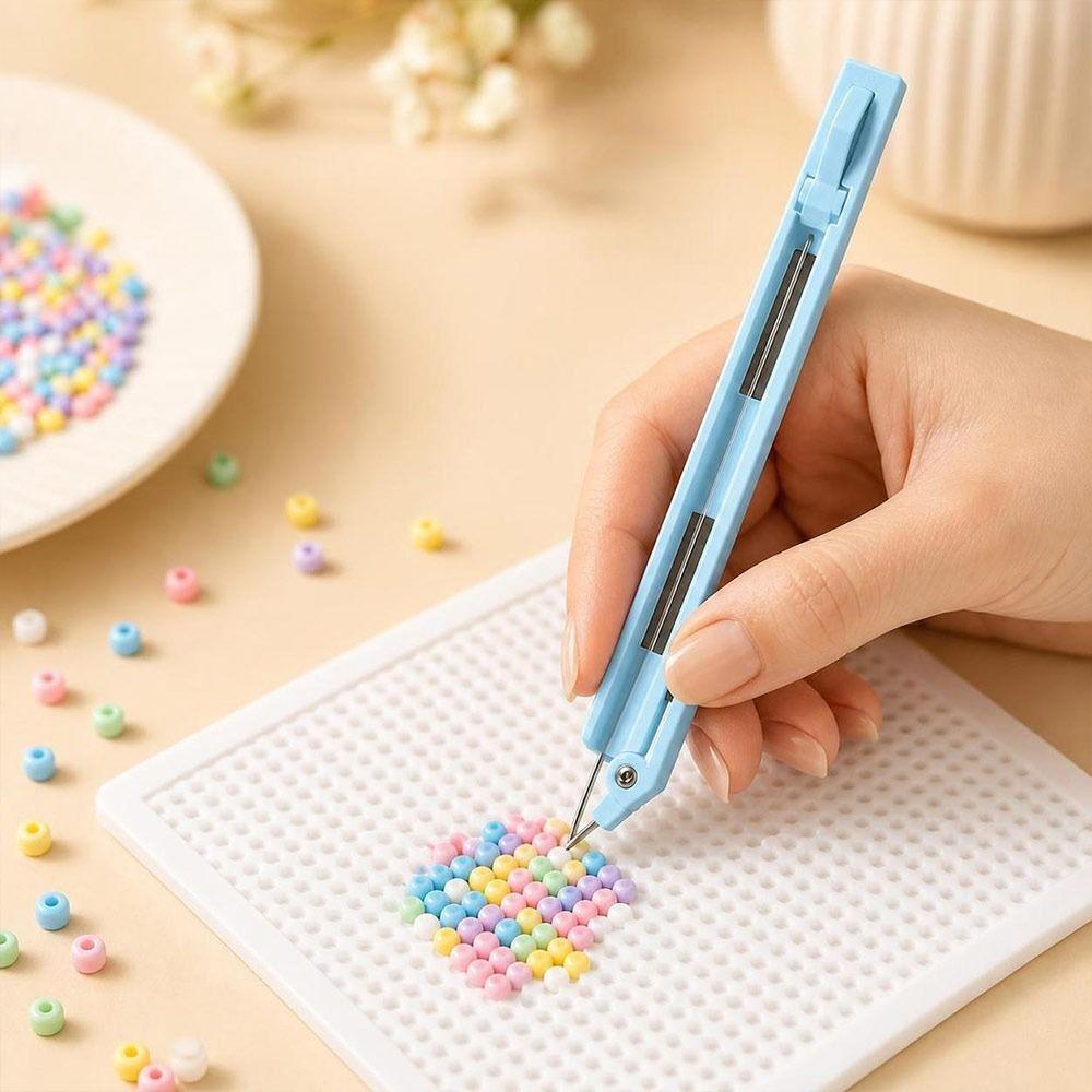 Smooth Gliding Bead Pen Automatic Dispensing Puzzle Bead Tool Bead Placement Tool Puzzle Assembly