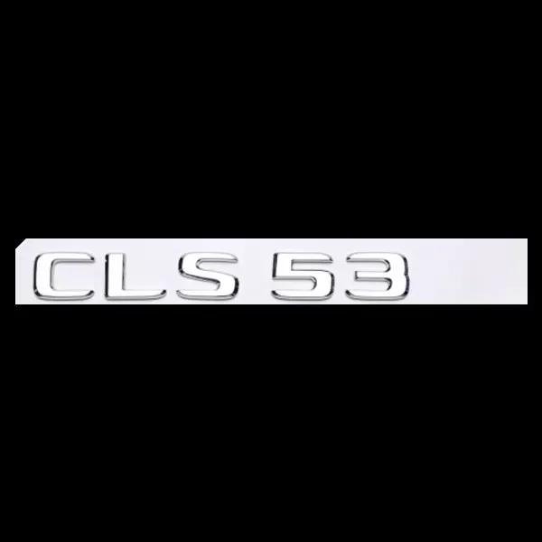 Car Sticker 4pcs/set 3D ABS Car Sticker for Mercedes-Benz CLS Class TURBO 4MATIC Modified AMG Logo CLS 53S 63S Tail Label Fender