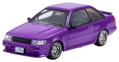 DIECASTTEAM Масштаб Toyota Corolla Levin RHD Фиолетовый Готовый продукт 1/64