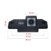 Compatible with Focus Hatchback, Chevrolet Epica, and Cruze: Integrated HD Rear View Car Camera.