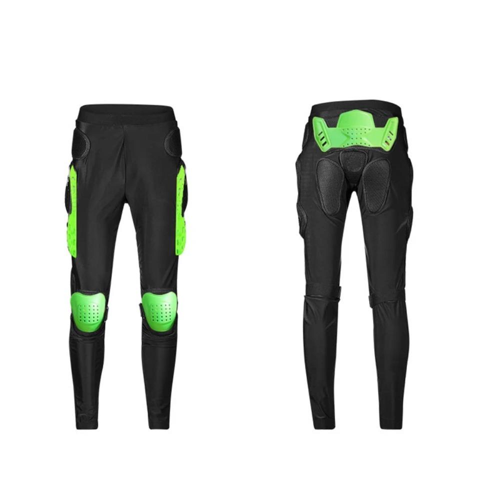 Motorcycle Armor Pants Waistline Motocross Dirt Bike ATV Protective Gear with Knee Guard Leg Protection for Skateboard